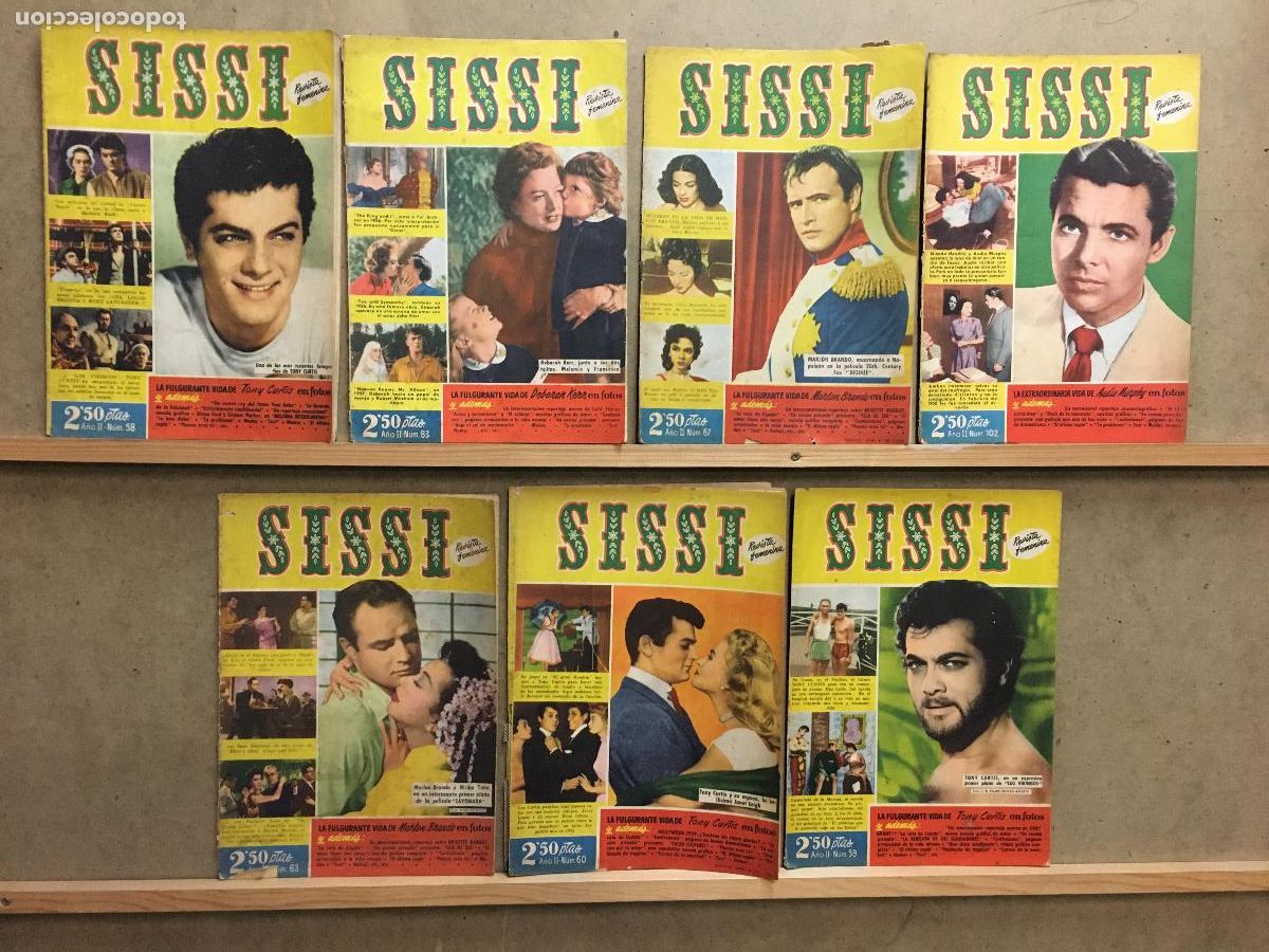 Cin&eacute;ma: AFD20 SISSI LOTE 7 REVISTAS ESPA&Ntilde;OLAS 1959