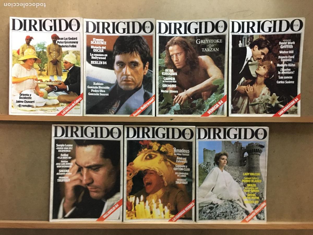 Cinema: AFD28 DIRIGIDO POR.. REVISTA ESPA&Ntilde;OLA LOTE 7 NUMEROS 1984-85