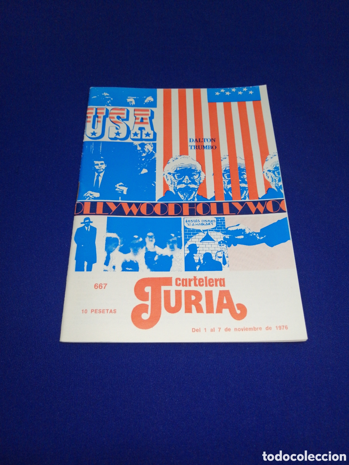 Cinema: CARTELERA TURIA N&Uacute;MERO 667 A&Ntilde;O 1976 PORTADA DALTON TRUMBO