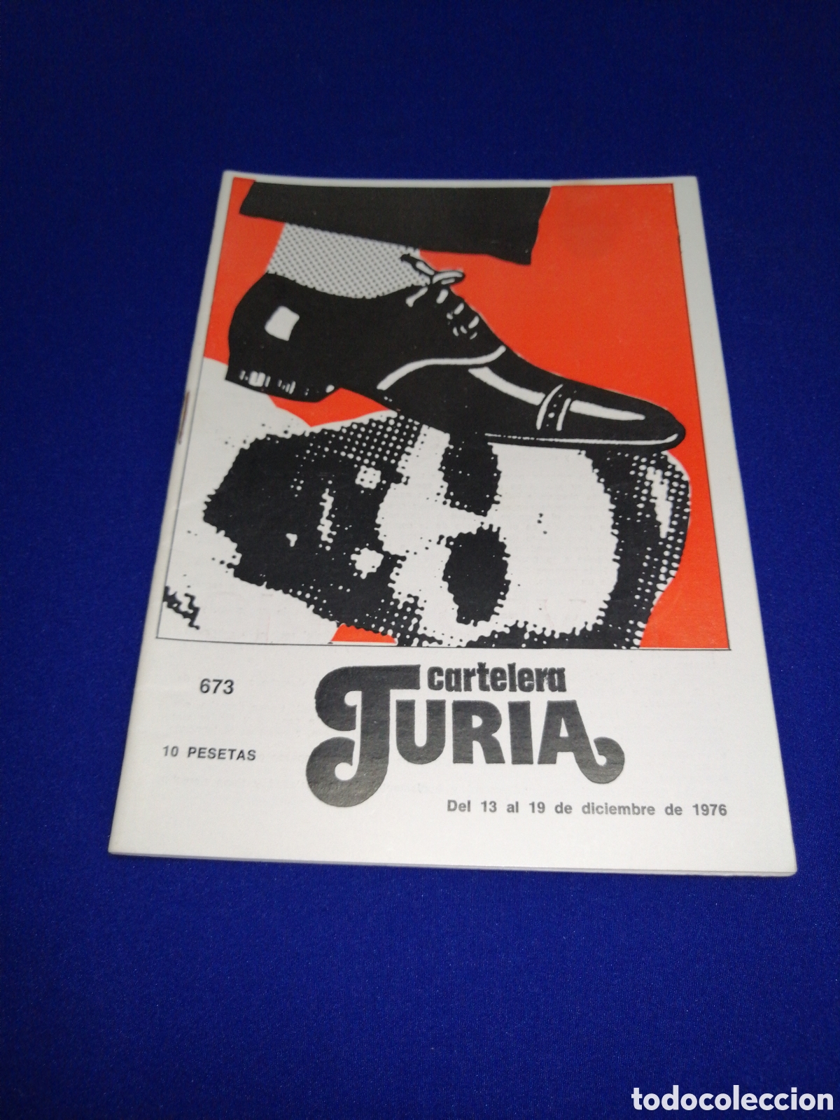 Cin&eacute;ma: CARTELERA TURIA N&Uacute;MERO 673 A&Ntilde;O 1976 PORTADA DECLARACI&Oacute;N UNIVERSAL DE DERECHOS HUMANOS