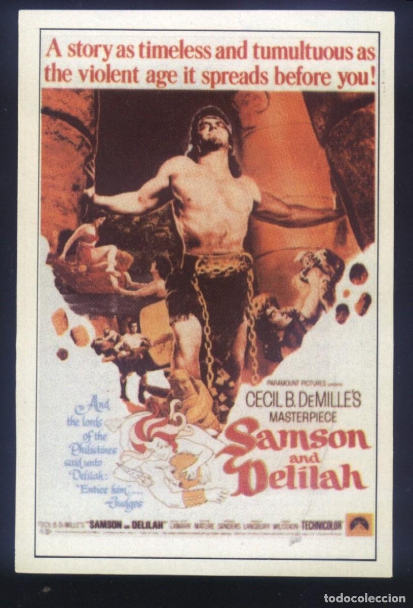 Cine: Q-11949- Samson and Delilah (Sans&oacute;n y Dalila) (FICHA T&Eacute;CNICA) Victor Mature - Hedy Lamarr