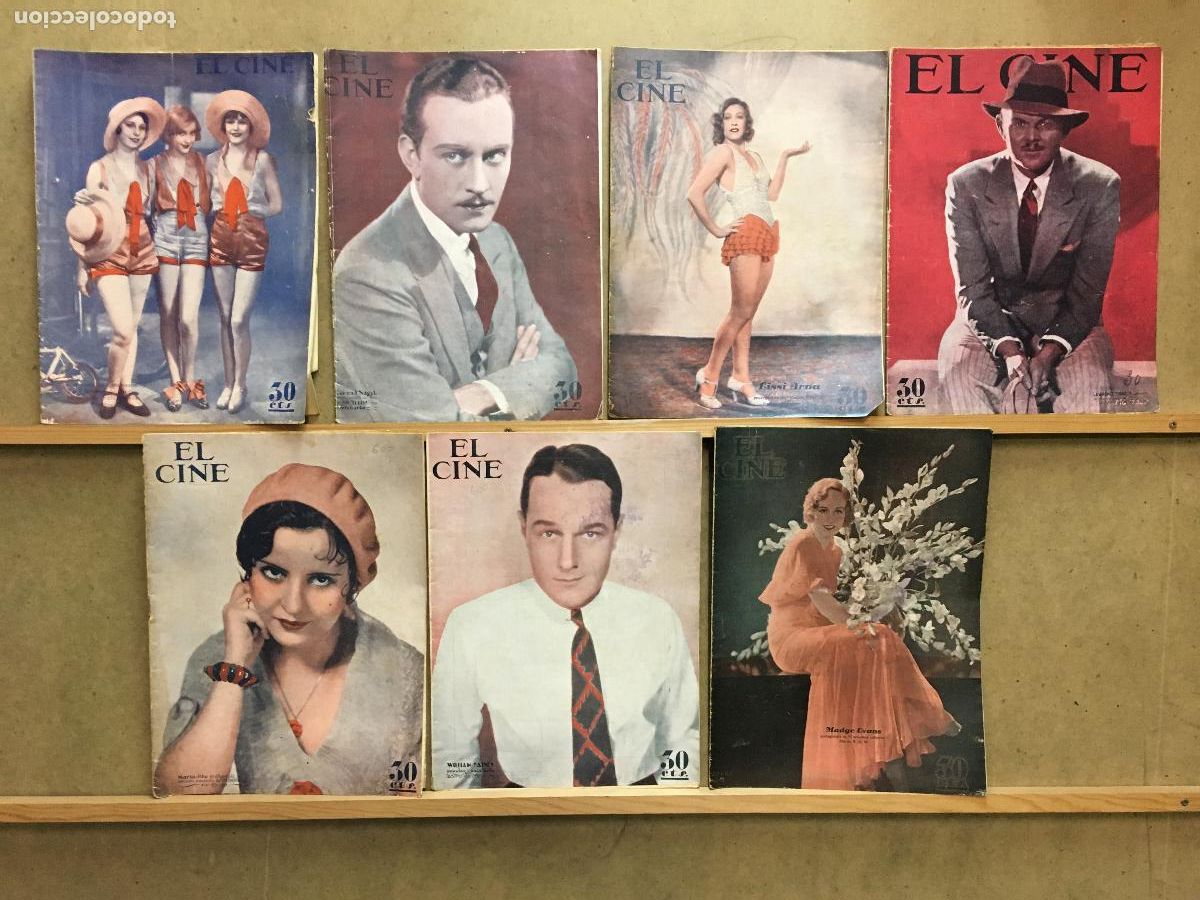 Cin&eacute;ma: AFD36 EL CINE REVISTA ESPA&Ntilde;OLA 1928-35 LOTE 7 NUMEROS