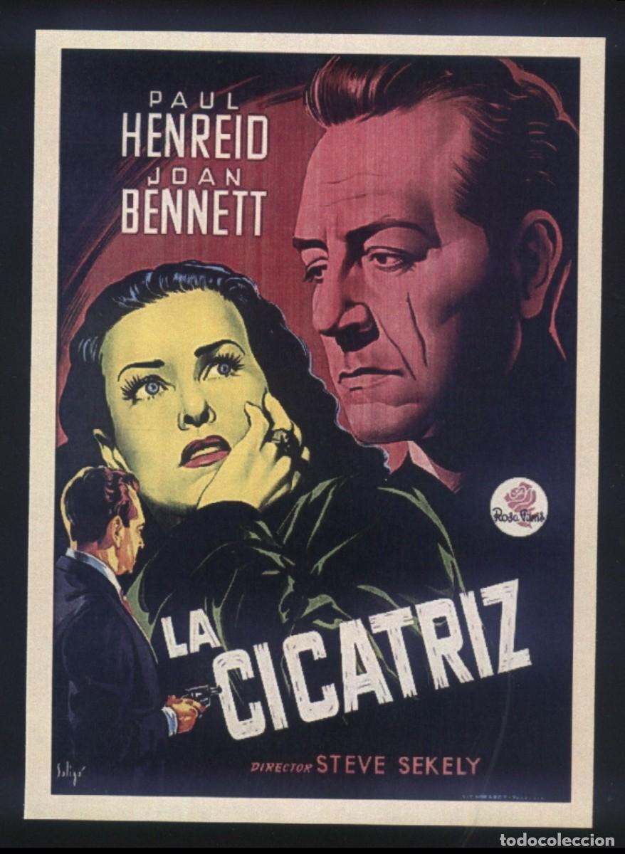 Cine: Q-07590- LA CICATRIZ (Hollow Triumph) (SOLIG&Oacute;) Paul Henreid