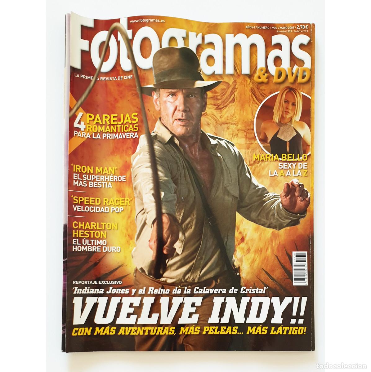 Cine: FOTOGRAMAS / N&ordm; 1975 / MAYO 2008 / PORTADA: HARRISON FORD - INDIANA JONES