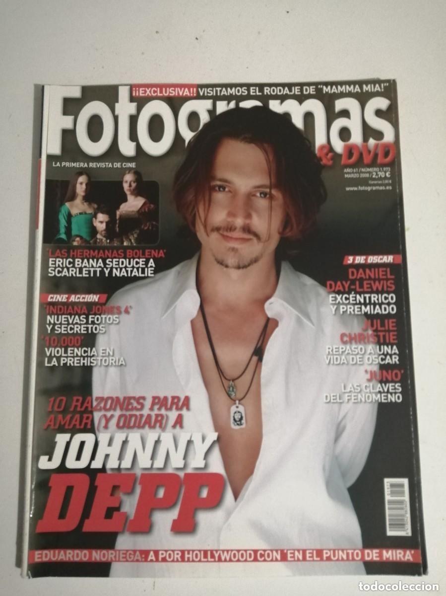 Cine: FOTOGRAMAS, REVISTA N&ordm; 1973, MARZO 2008. JOHNNY DEPP
