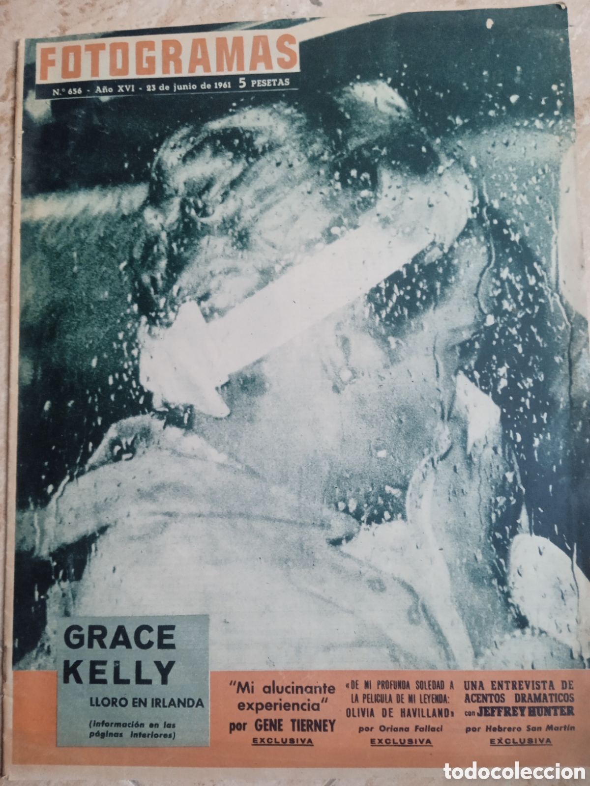 Cine: Fotogramas n&deg;656 23/06/1961 Grace Kelly Olivia de Havilland Claudia Cardinale