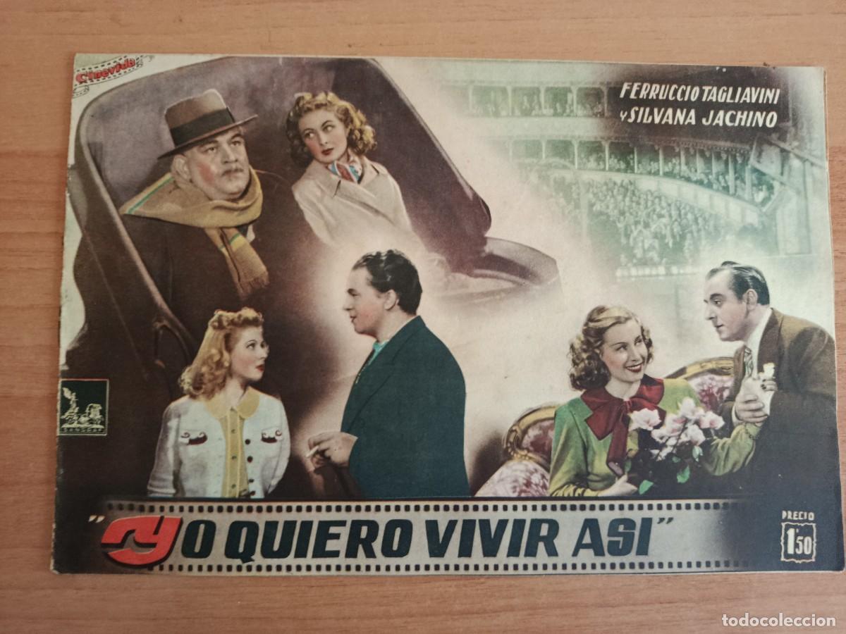 Cine: REVISTA DE CINE-- YO QUIERO VIVIR ASI