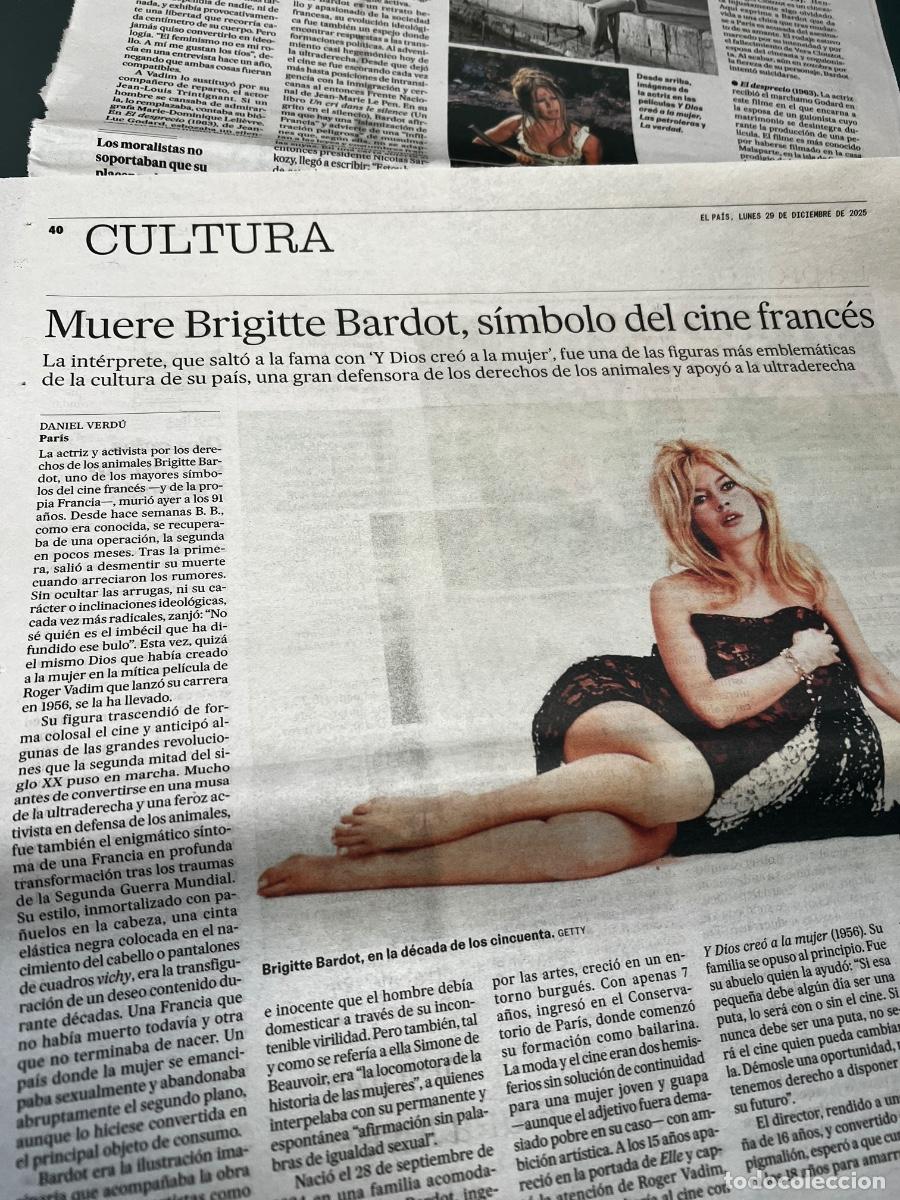 Cine: Dossier BRIGITTE BARDOT. ACTRIZ S&Iacute;MBOLO DEL CINE FRANC&Eacute;S. Art&iacute;culos en espa&ntilde;ol y revistas en franc&eacute;s