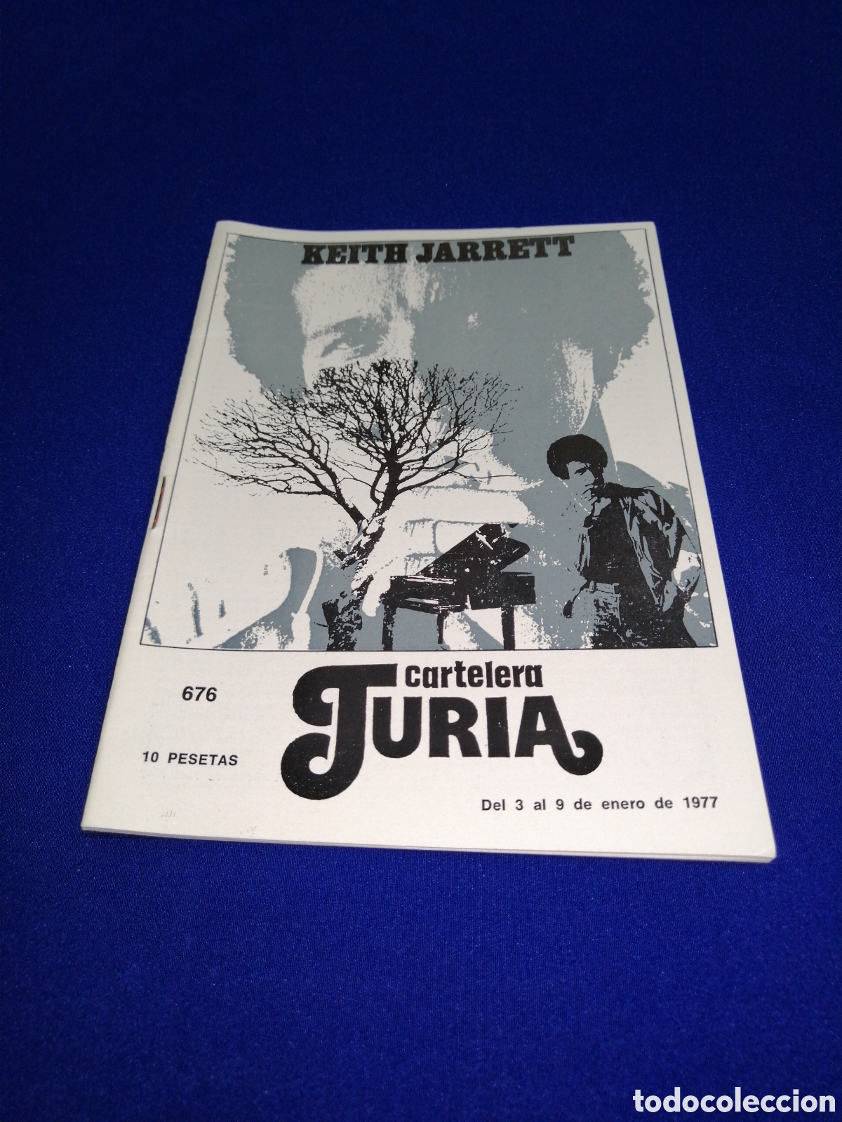 Cinema: CARTELERA TURIA N&Uacute;MERO 676 A&Ntilde;O 1977 PORTADA KEITH JARRETT