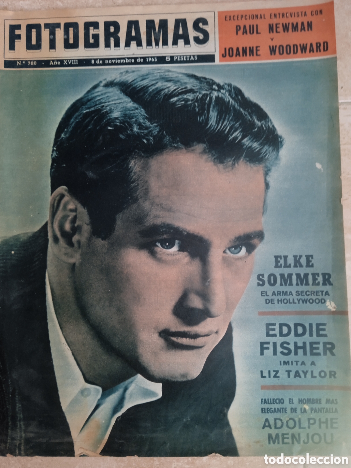 Cine: Fotogramas n&deg;780 08/11/1963 Paul Newman y Joanne Woodward