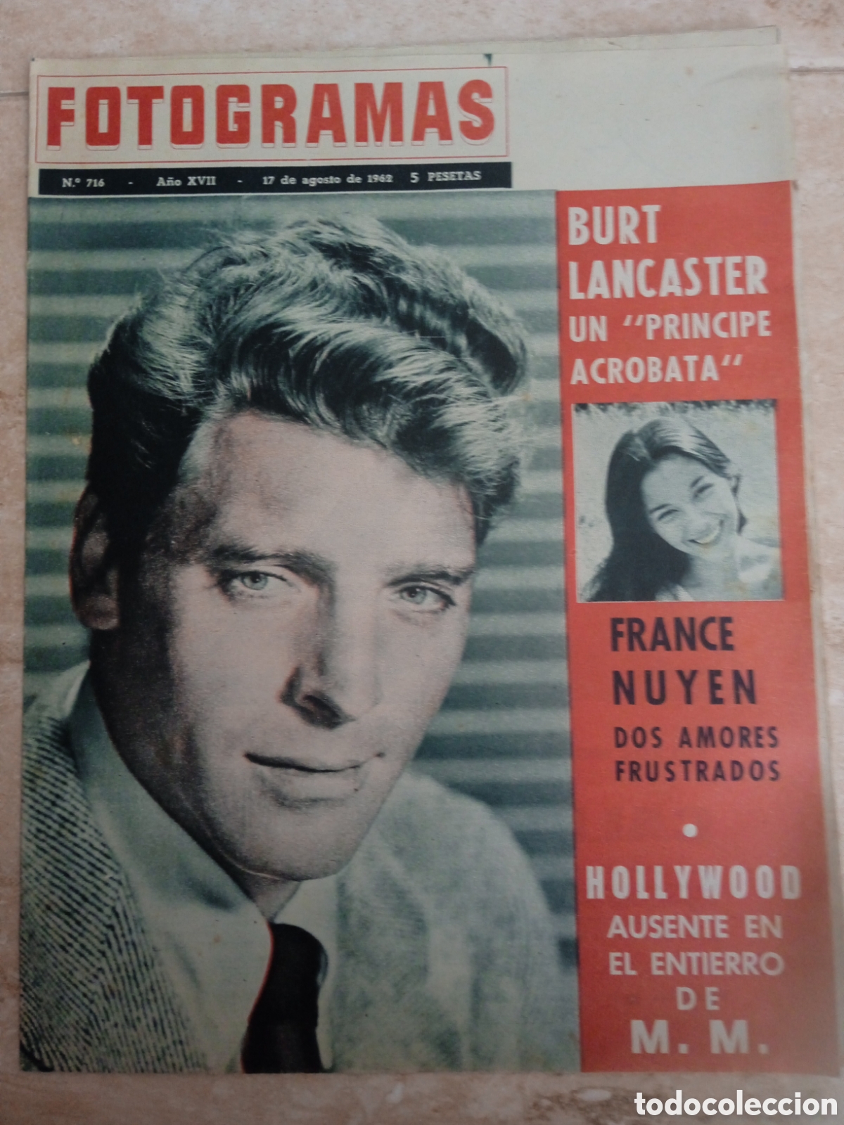 Cine: Fotogramas n&deg;716 Burt Lancaster entierro Marilyn Monroe
