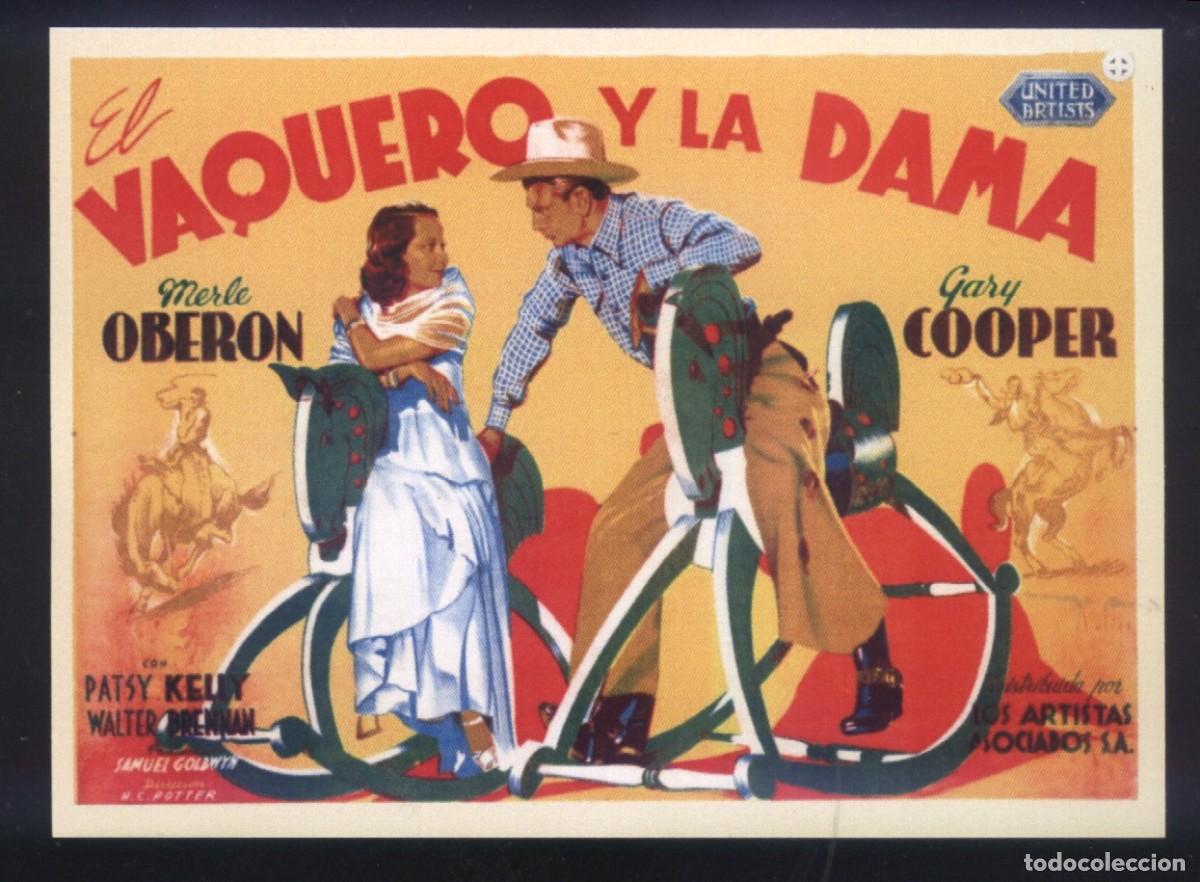 Cine: Q-11959- EL VAQUERO Y LA DAMA (The Cowboy and the Lady) (SOLIG&Oacute;) GARY COOPER - MERLE OBERON