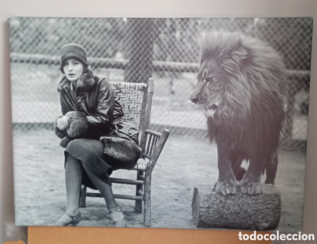 Cine: Cuadro GRETA GARBO Le&oacute;n