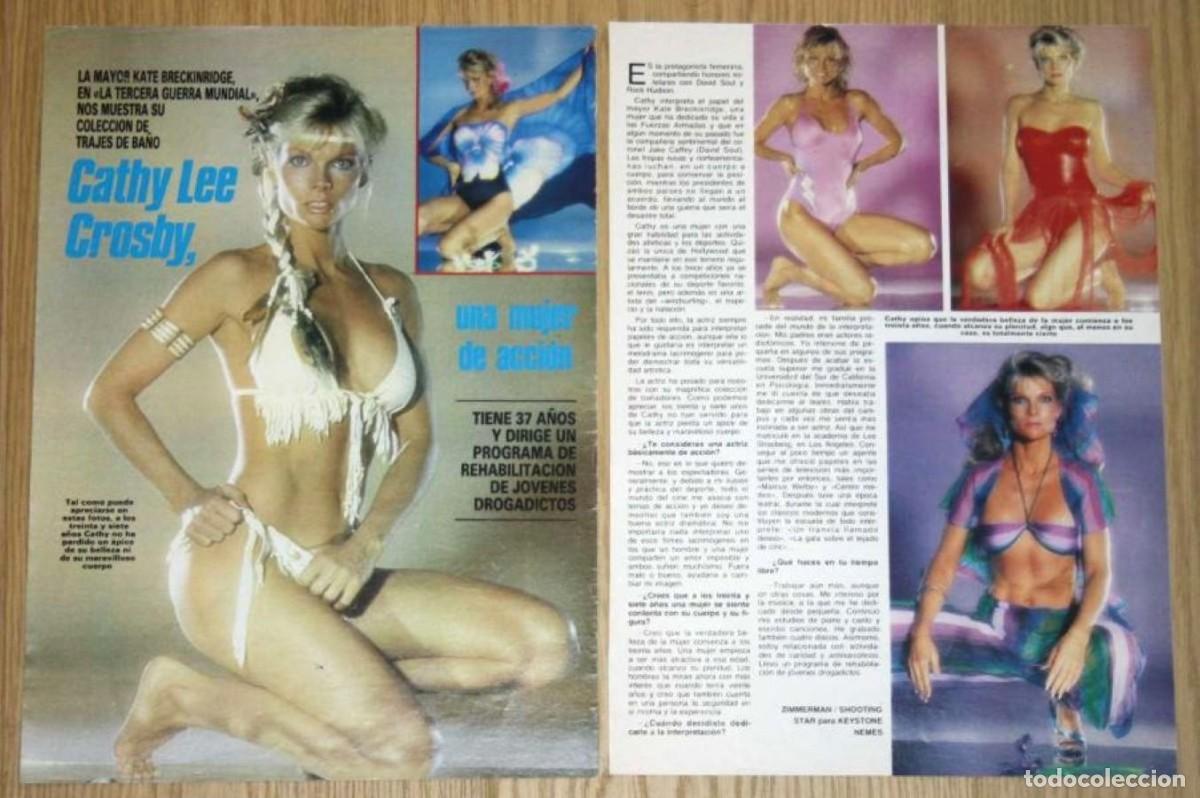 Cine: CATHY LEE CROSBY Articulo 1985 spain clippings sexy fotos That's Incredible TV Series recorte tenis