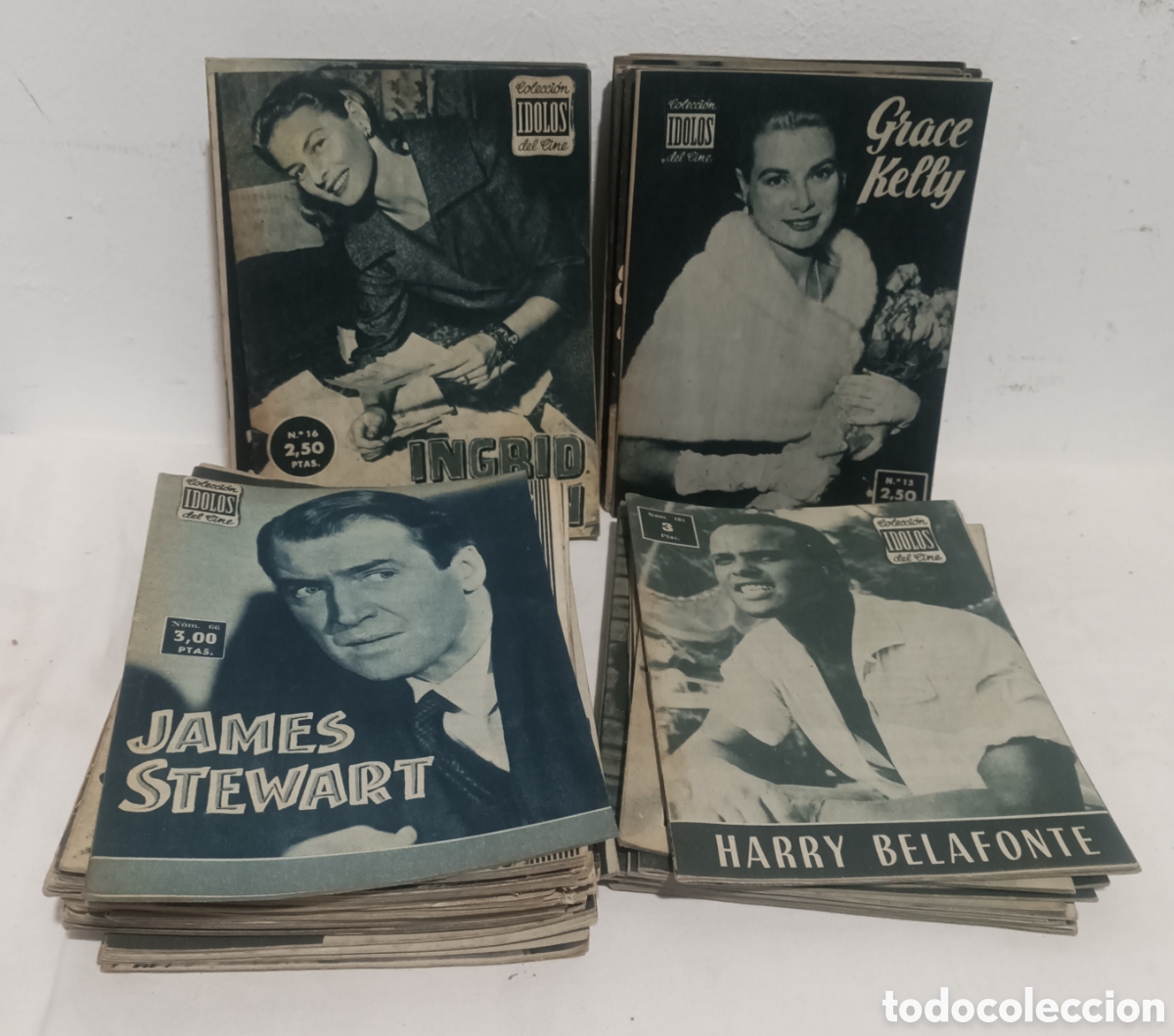 Cinema: Lote de 61 n&uacute;meros COLECCI&Oacute;N IDOLOS DEL CINE.