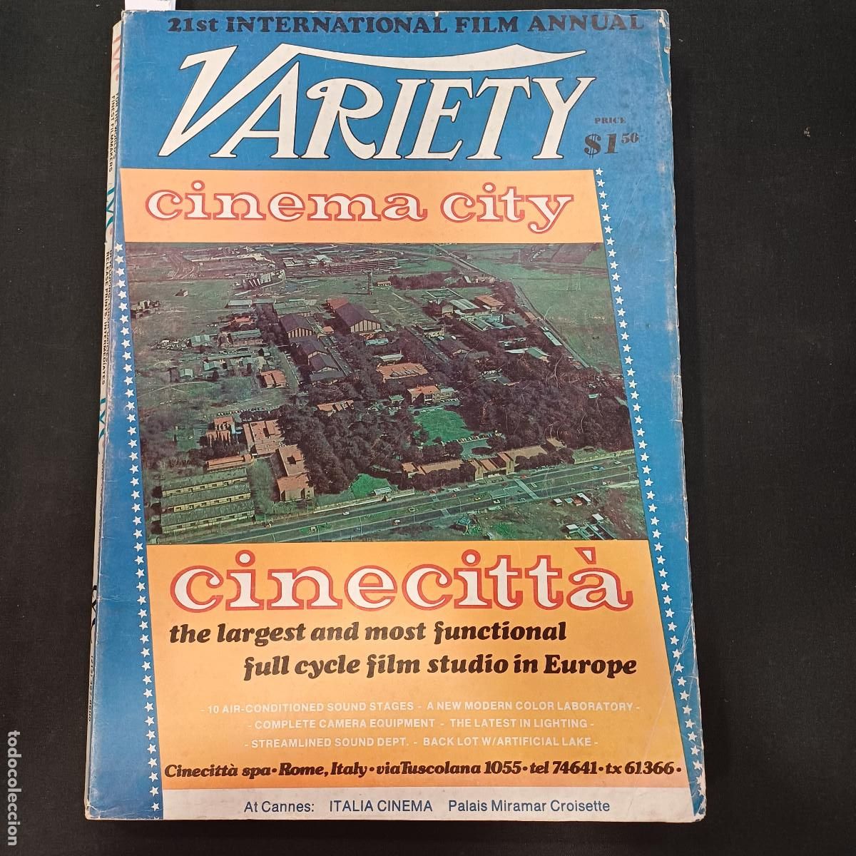 Cine: VARIETY/21 ST INTERNATIONAL FILM ANNUAL/SUPER ILUSTRADA DE CARTELERIA DE CINE.