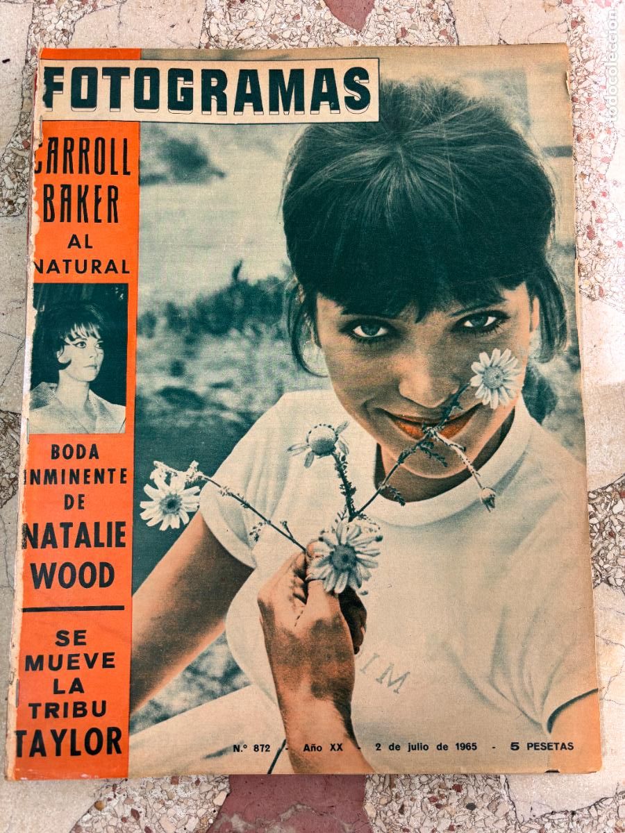 Cine: FOTOGRAMAS N&ordm; 872 A&Ntilde;O 1965. ANA KARINA EN PORTADA. CARROLL BAKER. NATALIE WOOD.