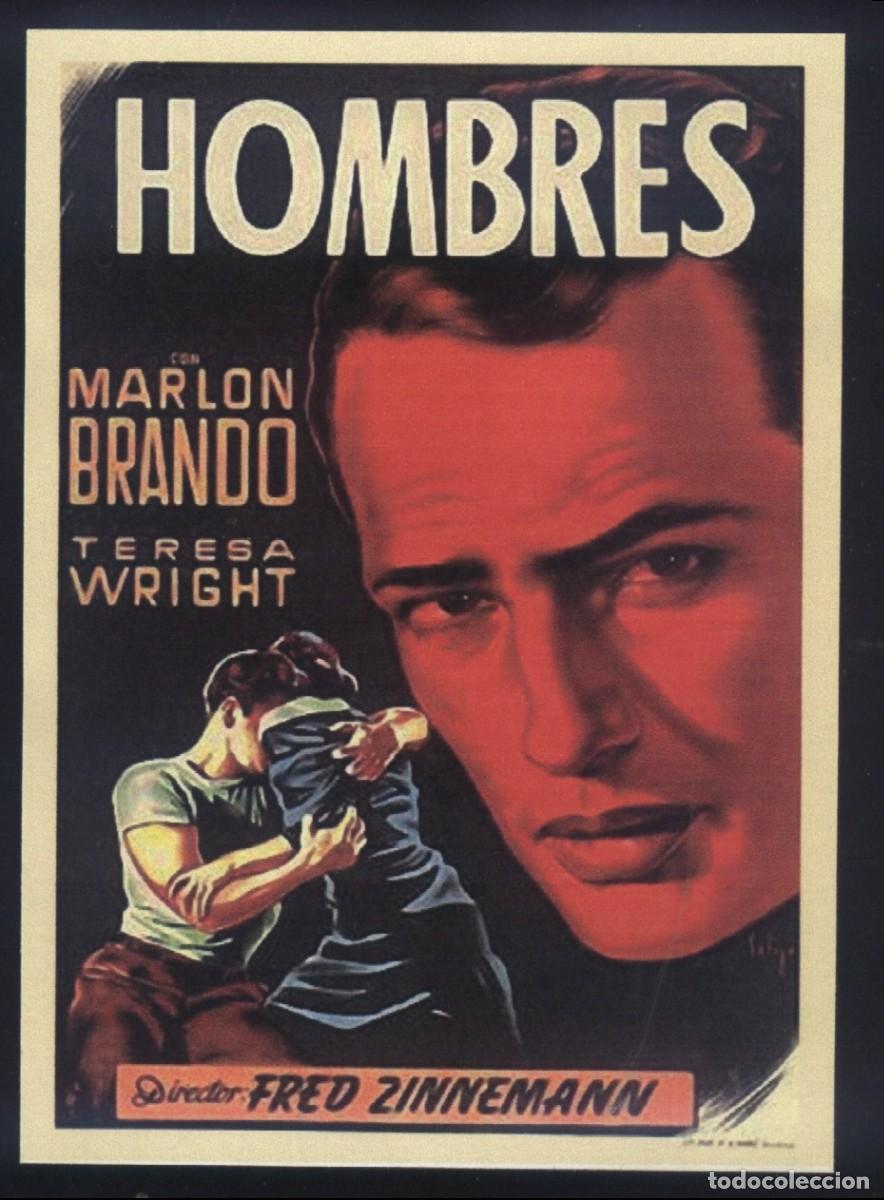 Cine: Q-07452- HOMBRES (The Men) (SOLIG&Oacute;) Marlon Brando