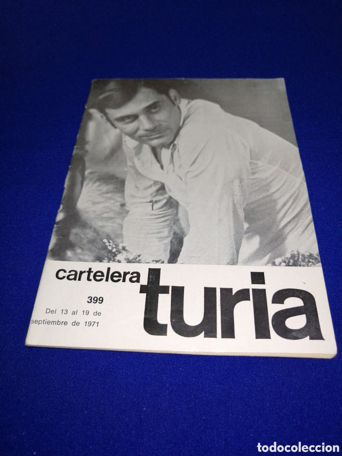 Cin&eacute;ma: CARTELERA TURIA N&Uacute;MERO 399 PORTADA GIAN MARIA VOLONTE