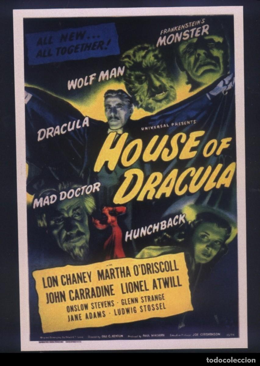 Cine: Q-11962- HOUSE OF DR&Aacute;CULA (La mansi&oacute;n de Dr&aacute;cula) Lon Chaney Jr. - John Carradine