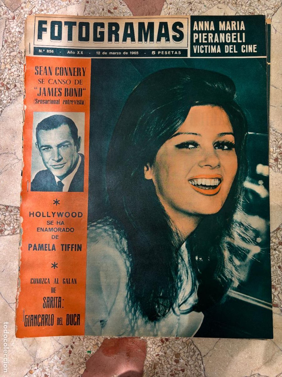 Cine: FOTOGRAMAS N&ordm; 856 A&Ntilde;O 1965. PAMELA TIFFIN EN PORTADA. ENTREVISTA SEAN CONNERY. PIERANGELI.