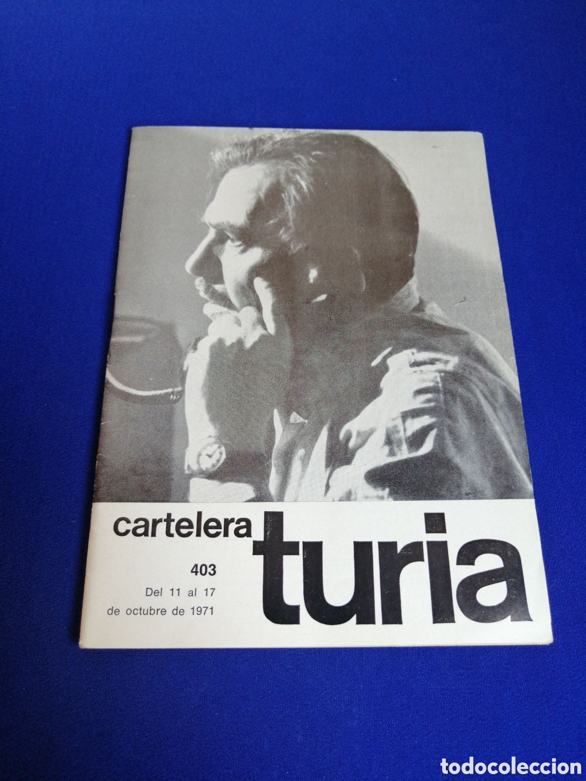 Cine: CARTELERA TURIA N&Uacute;MERO 403 A&Ntilde;O 1971 PORTADA JAMES MASON