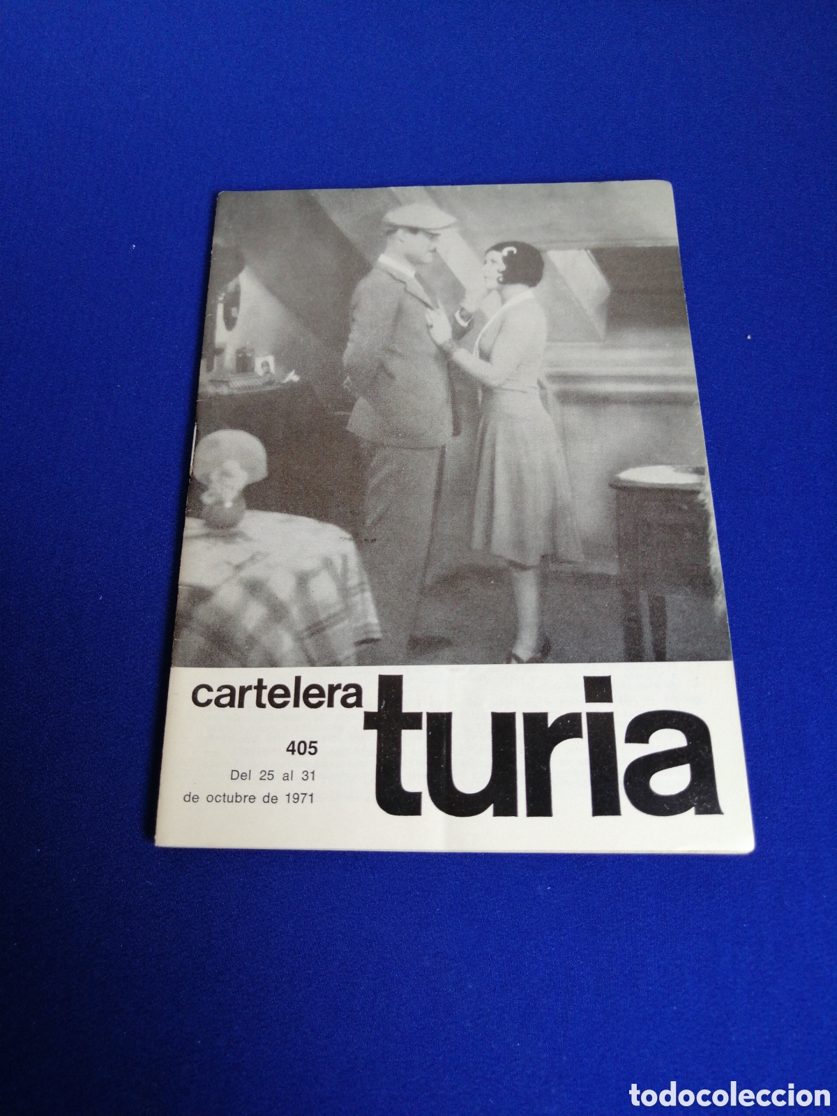 Cine: CARTELERA TURIA N&Uacute;MERO 405 A&Ntilde;O 1971 PORTADA RENE CLAIR