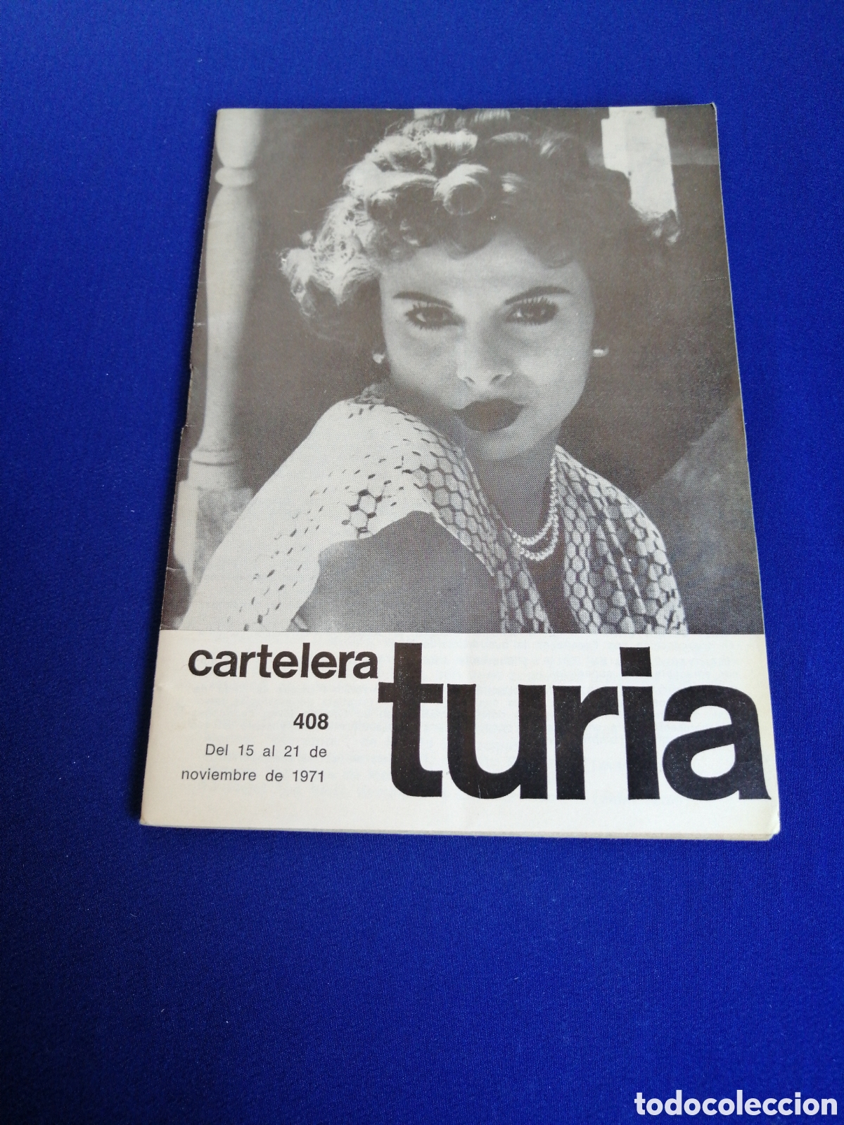 Cine: CARTELERA TURIA N&Uacute;MERO 408 A&Ntilde;O 1971