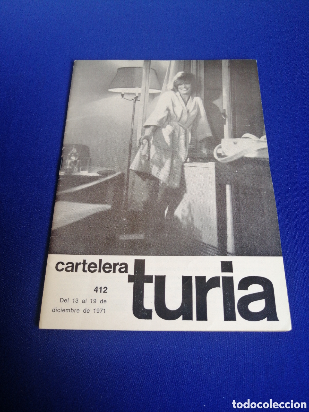 Cine: CARTELERA TURIA N&Uacute;MERO 412 A&Ntilde;O 1971 PUBLICIDAD GIMNASIO FEMENINO ESPLUGUES (VALENCIA)