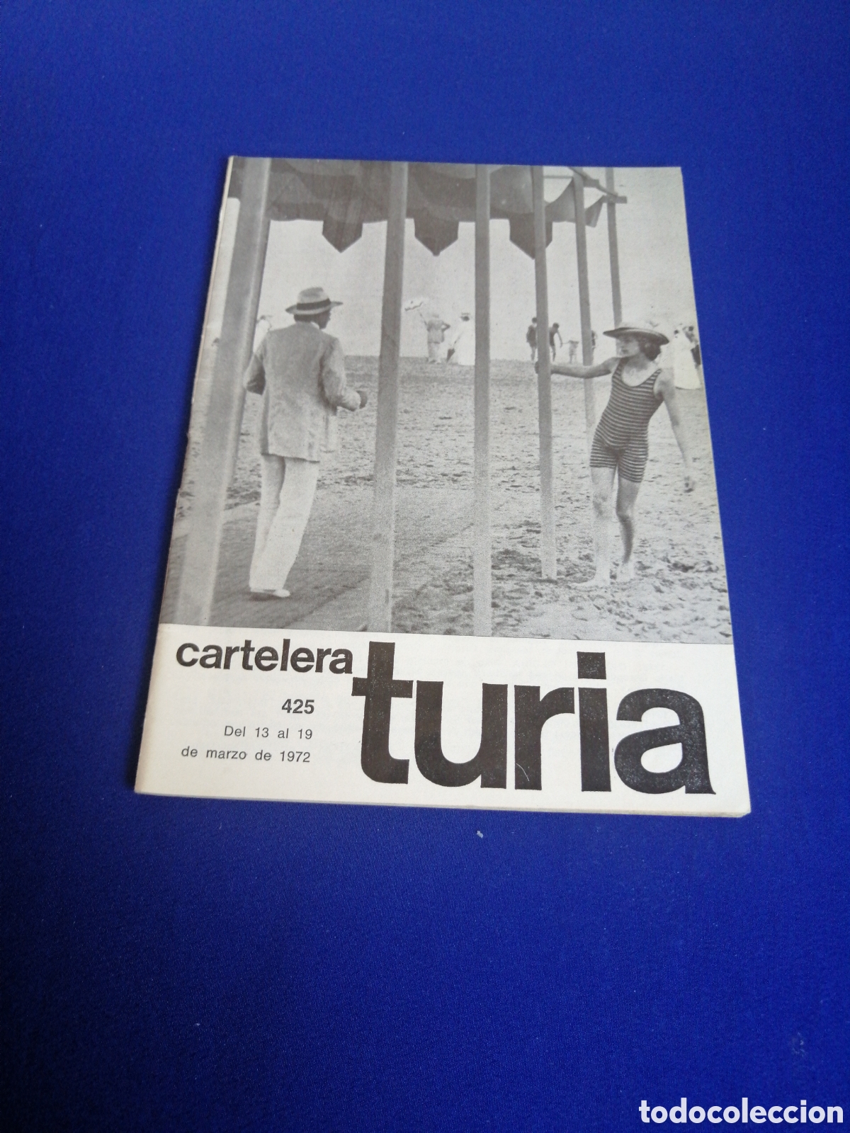 Cine: CARTELERA TURIA N&Uacute;MERO 425 A&Ntilde;O 1972 PORTADA LUCHINO VISCONTI PUBLICIDAD GIMNASIO ESPLUGUES