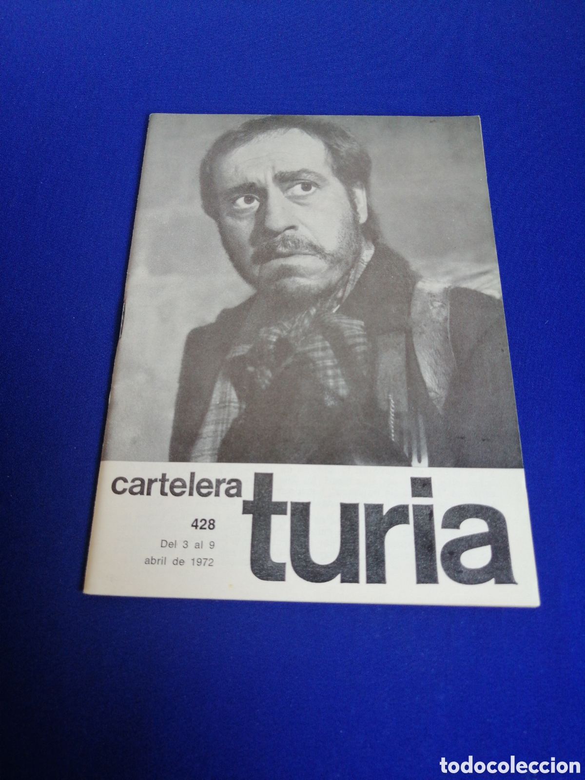 Cine: CARTELERA TURIA N&Uacute;MERO 428 A&Ntilde;O 1972 PUBLICIDAD GIMNASIO FEMENINO ESPLUGUES