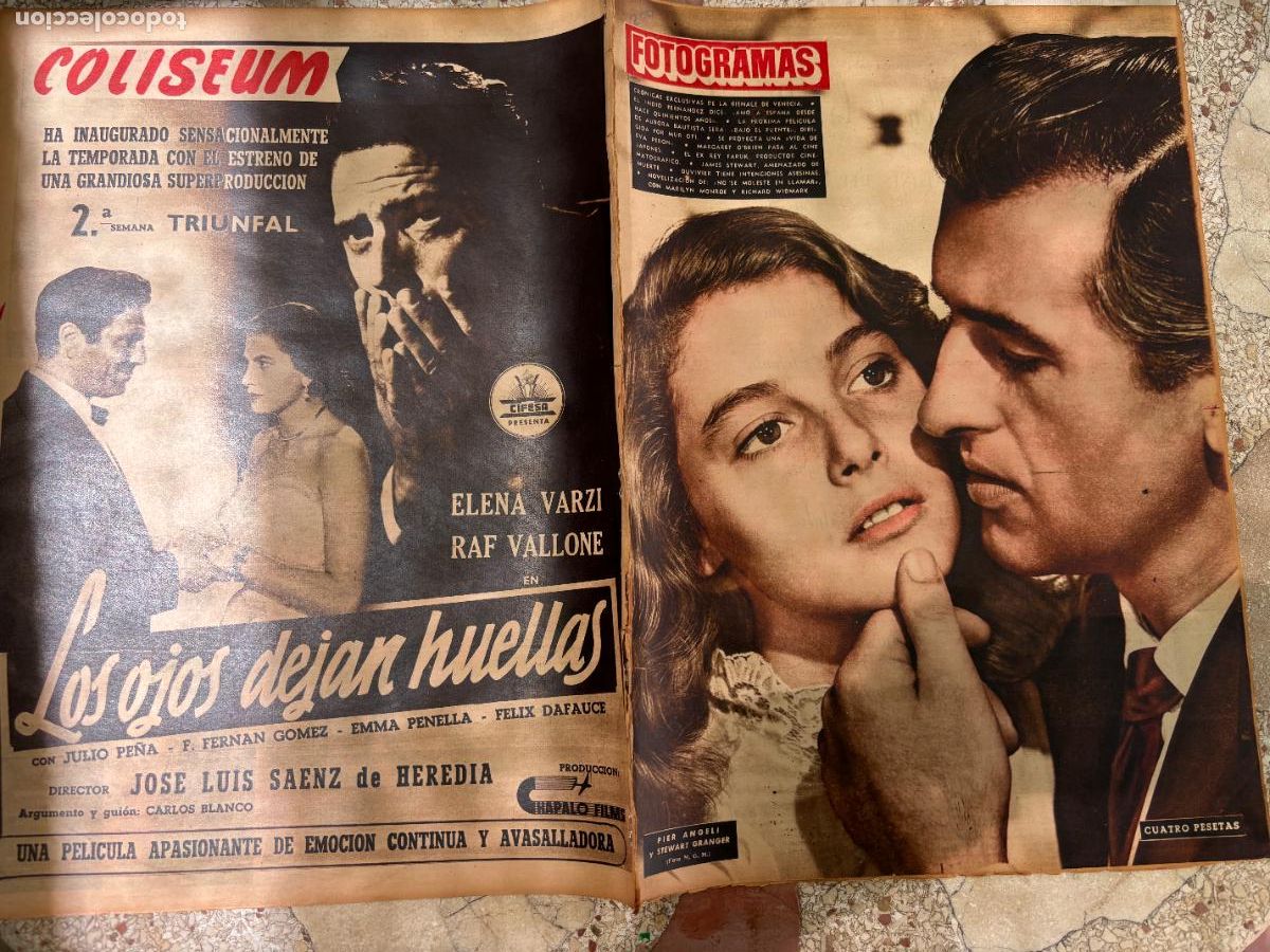 Cine: FOTOGRAMAS N&ordm; 200. PIER ANGELI Y STEWART GRANGER EN PORTADA. AURORA BAUTISTA. JAMES STEWART.
