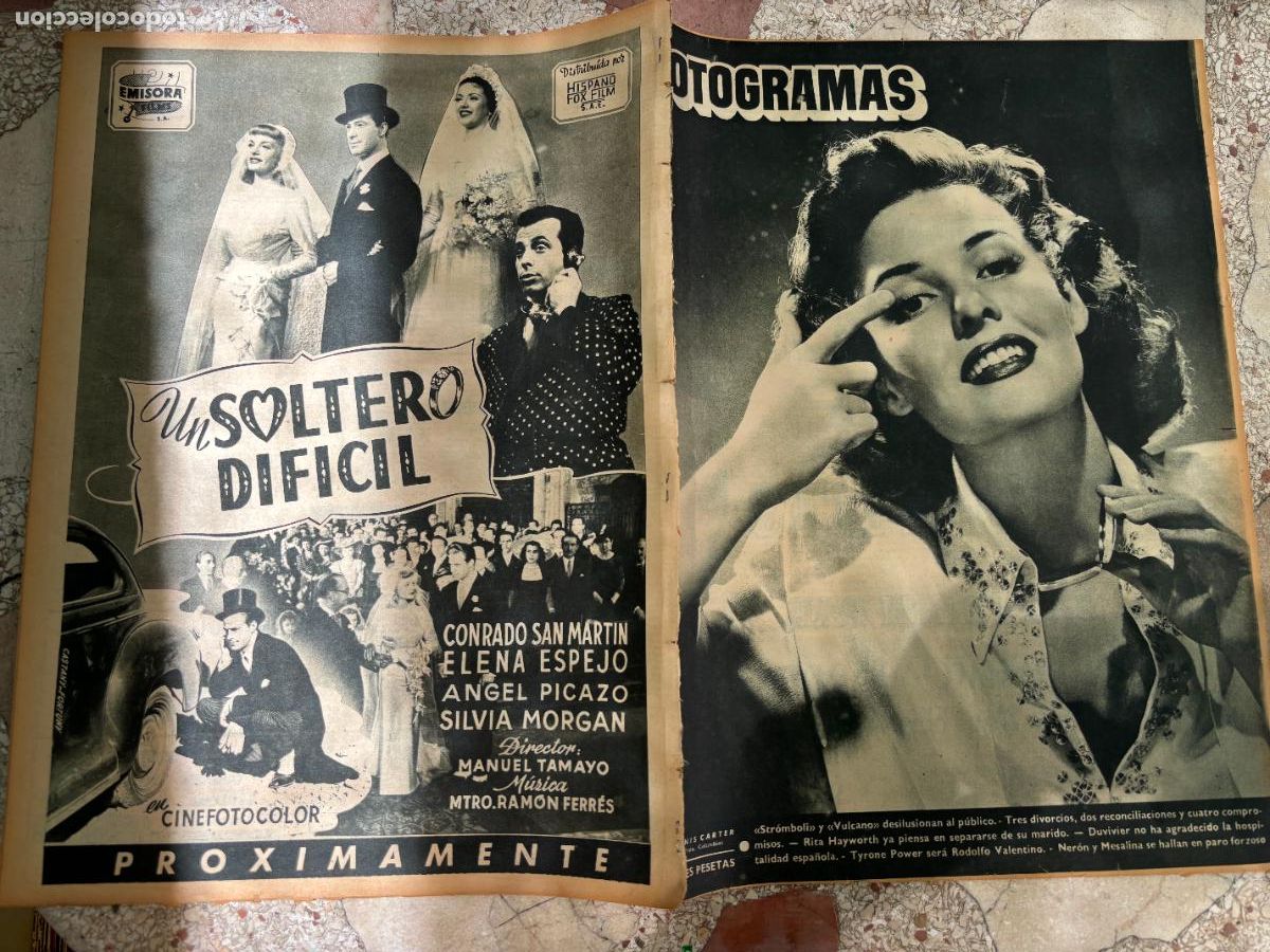 Cine: FOTOGRAMAS N&ordm; 82. JANIS CARTER EN PORTADA. RITA HAYWORTH. TYRONE POWER. DUVIVIER.