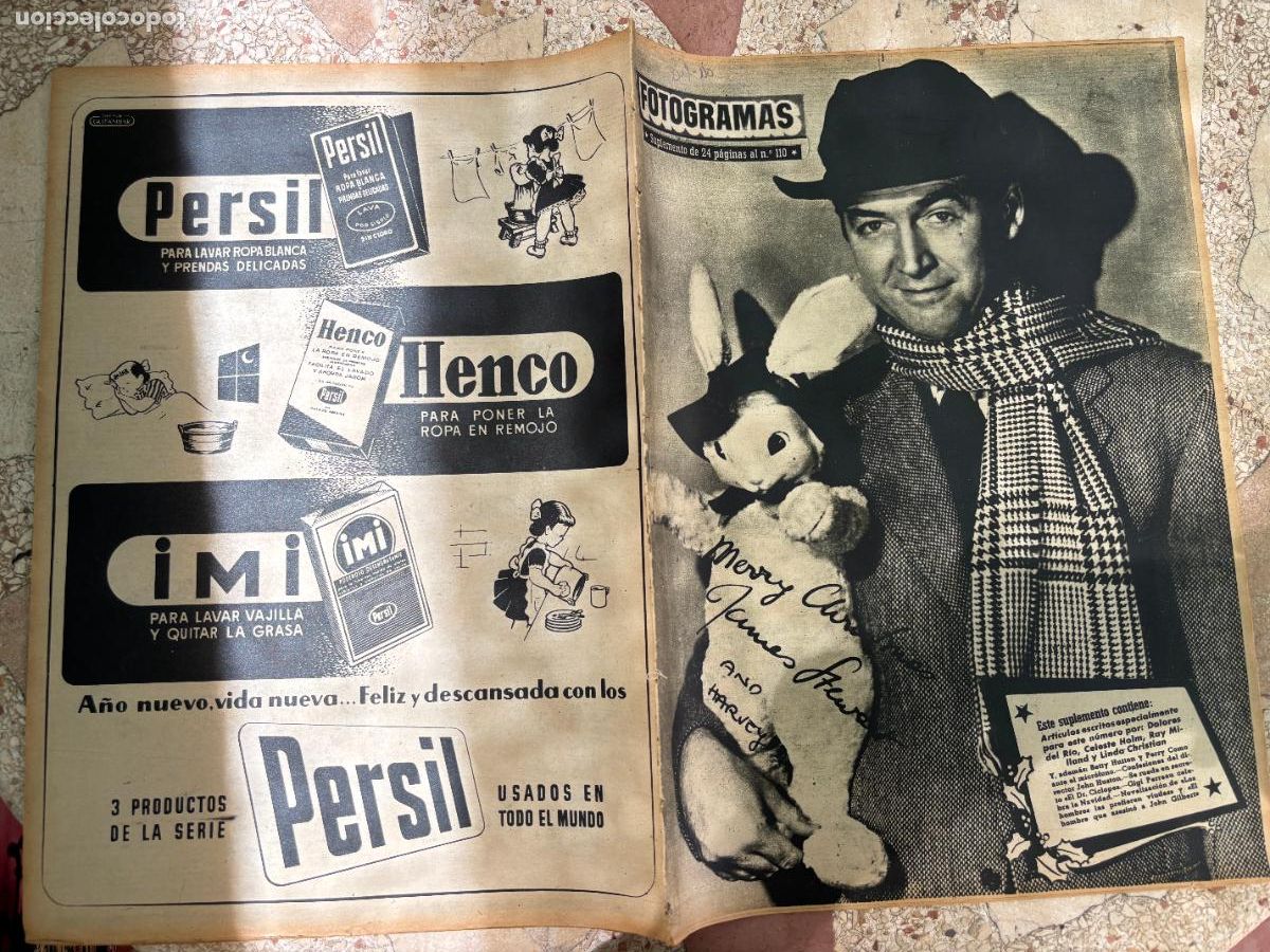 Cine: FOTOGRAMAS SUPLEMENTO AL N&ordm; 110. DOLORES DEL RIO. CELESTE HOLM. RAY MILLAND. LINDA CHRISTIAN.