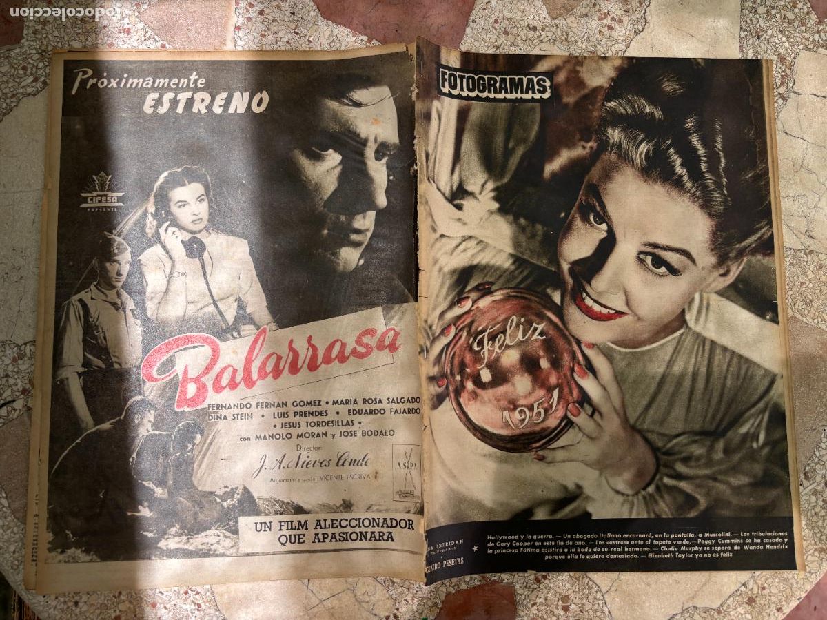 Cine: FOTOGRAMAS N&ordm; 111. ANN SHERIDAN EN PORTADA. GARY COOPER. PEGGY CUMMINS. WANDA HENDRIX.
