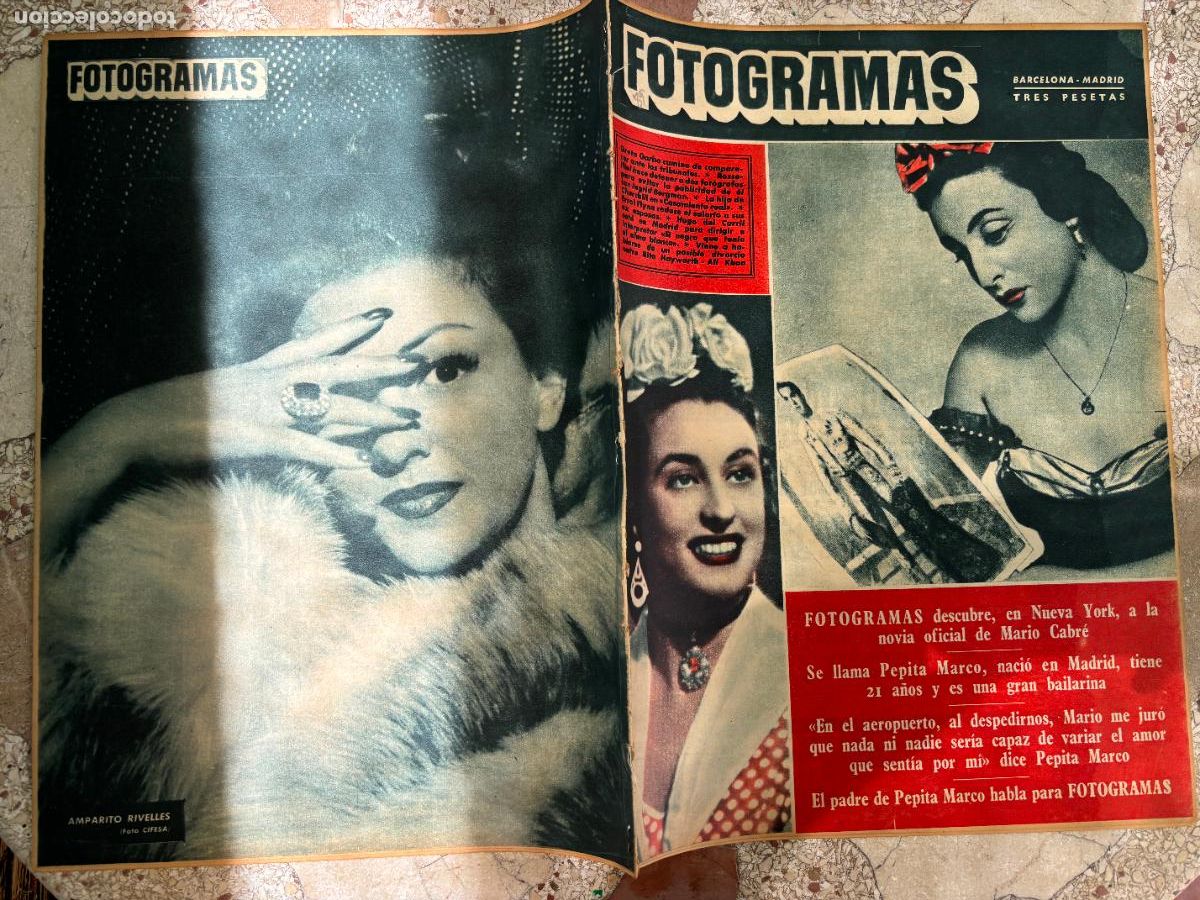Cine: FOTOGRAMAS N&ordm; 89. GRETA GARBO. ROSSELLINI. INGRID BERGMAN. PEPITA MARCO. MARIO CABR&Eacute;.