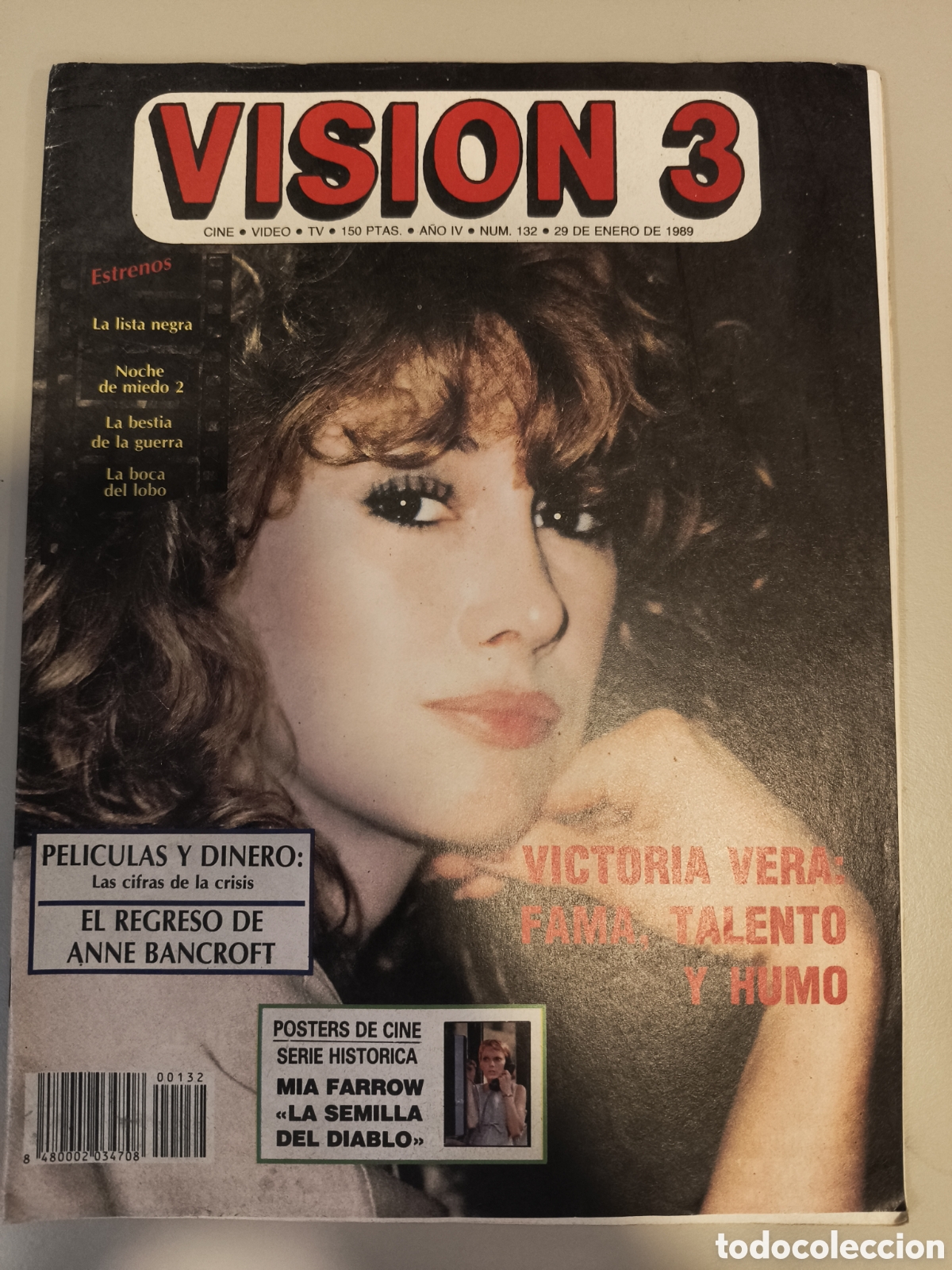 Cine: Visi&oacute;n 3 - 132 enero 1989 - Foto 1