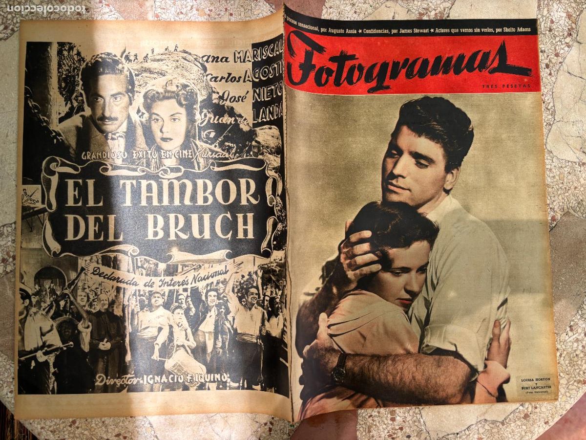 Cine: FOTOGRAMAS N&ordm; 35. LOUISA HORTON Y BURT LANCASTER EN PORTADA. AUGUSTO ASSIA. JAMES STEWART.