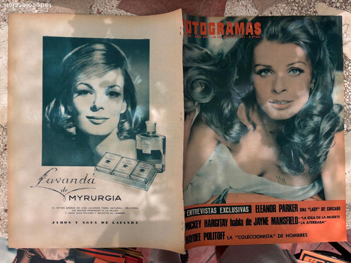 Cinema: FOTOGRAMAS N&ordm; 980 a&ntilde;o 1967. ENTREVISTA ELEANOR PARKER. MICKEY HARGITAY. HAYDEE POLITOFF.
