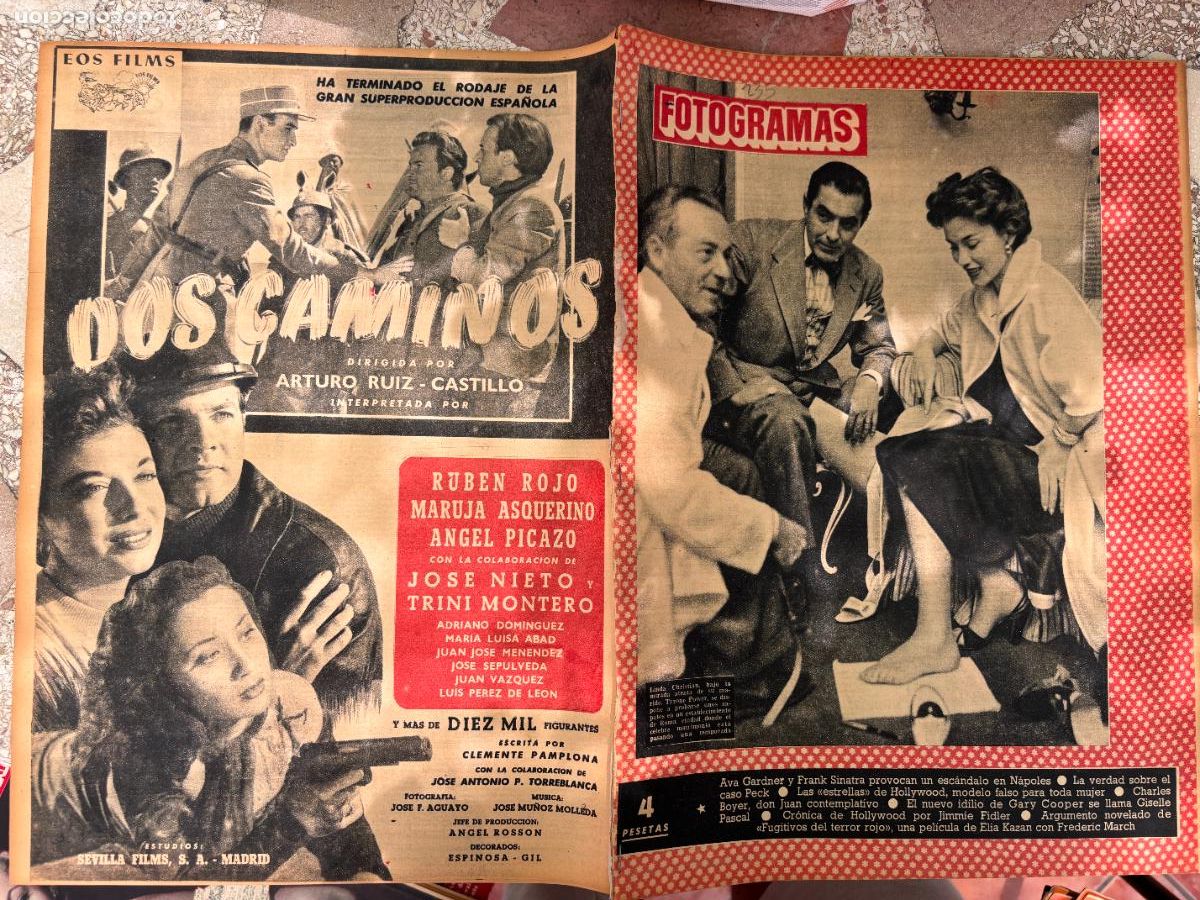 Cine: FOTOGRAMAS N&ordm; 235. LINDA, CHRISTIAN Y TYRONE POWER EN PORTADA. AVA GARDNER. FRANK SINATRA.