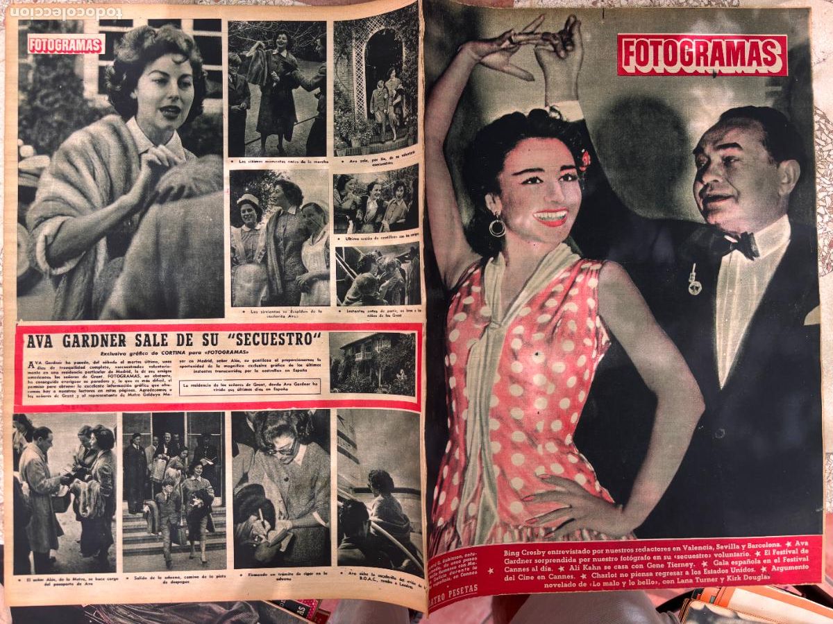 Cin&eacute;ma: FOTOGRAMAS N&ordm; 232. EDWARD G ROBINSON Y MARILUZ GARCIA EN PORTADA. BING CROSBY. GENE TIERNEY.