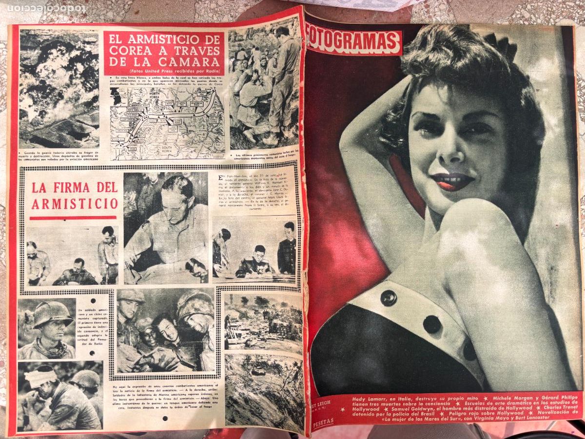 Cin&eacute;ma: FOTOGRAMAS N&ordm; 245. JANET LEIGH EN PORTADA. HEDY LAMARR. MICHELE MORGAN. GERARD PHILIPE.