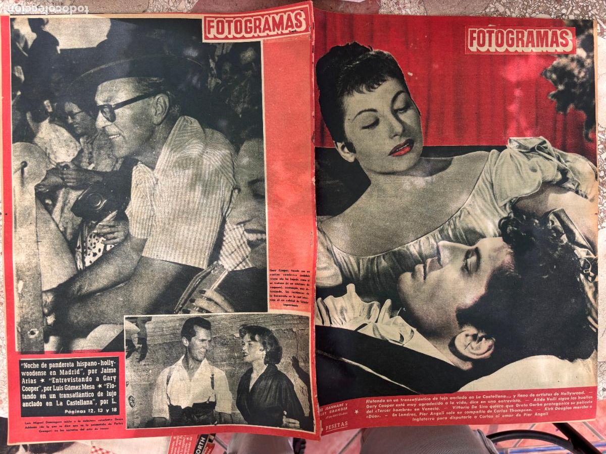 Cin&eacute;ma: FOTOGRAMAS N&ordm; 244. RENEE JEANMAIRE Y FARLEY GRANGER EN PORTADA. GARY COOPER. PIER ANGELI.