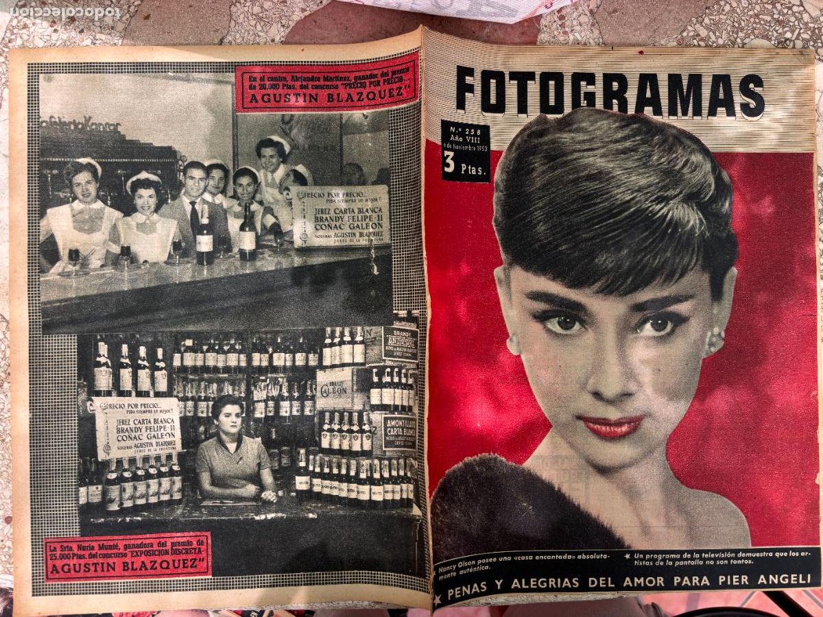 Cin&eacute;ma: FOTOGRAMAS N&ordm; 258 A&Ntilde;O 1953. PIER ANGELI. NANCY OLSON. DAVID NIVEN. LEON KLIMOVSKY.