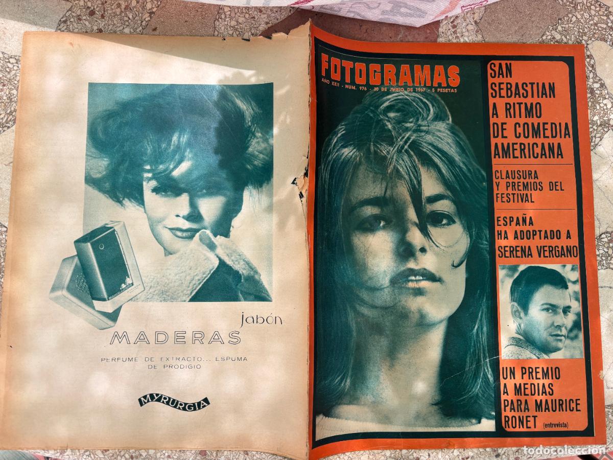Cine: FOTOGRAMAS N&ordm; 976 A&Ntilde;O 1967. ENTREVISTA MAURICE RONET. SERENA VERGANO EN PORTADA. BOBBY MORSE.