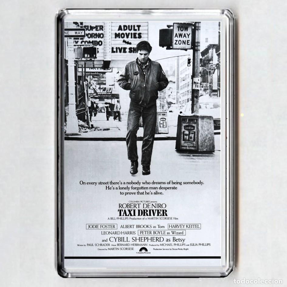Cine: iMAN ACRILICO NEVERA - TAXI DRIVER (cartel)