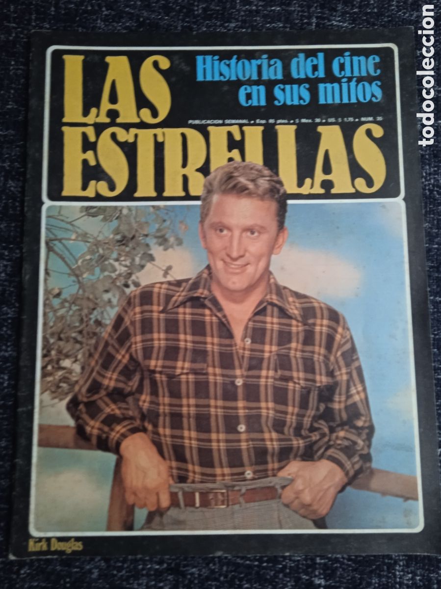 Cine: HISTORIA DEL CINE EN SUS MITOS - LAS ESTRELLAS N&ordm; 35 KIRK DOUGLAS