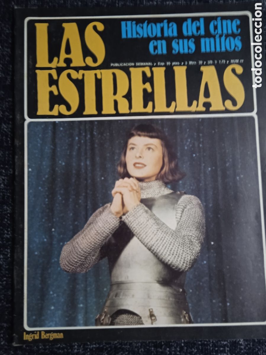 Cine: HISTORIA DEL CINE EN SUS MITOS - LAS ESTRELLAS N&ordm; 44 INGRID BERGMAN
