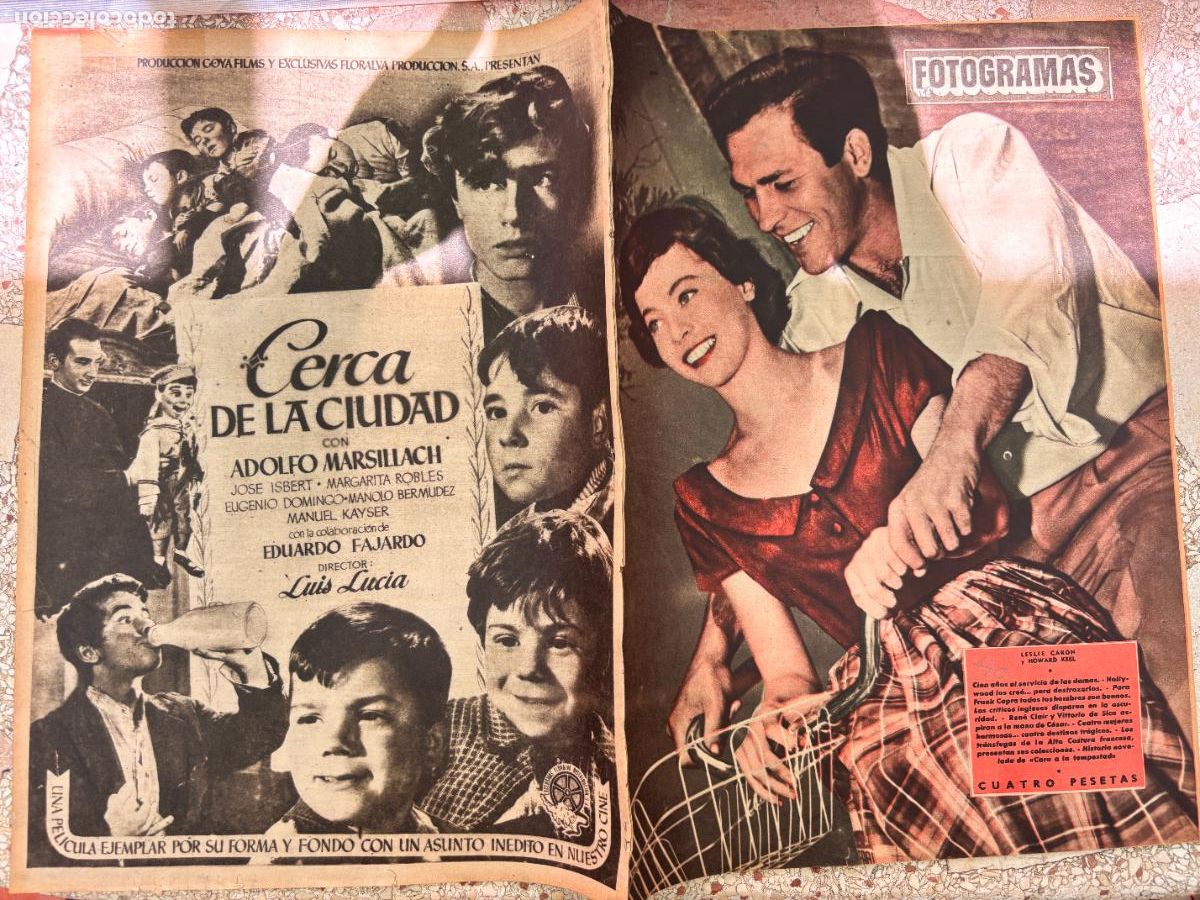 Cine: FOTOGRAMAS N&ordm; 170. LESLIE CARON Y HOWARD KEEL EN PORTADA. FRANK CAPRA. RENE CLAIR.