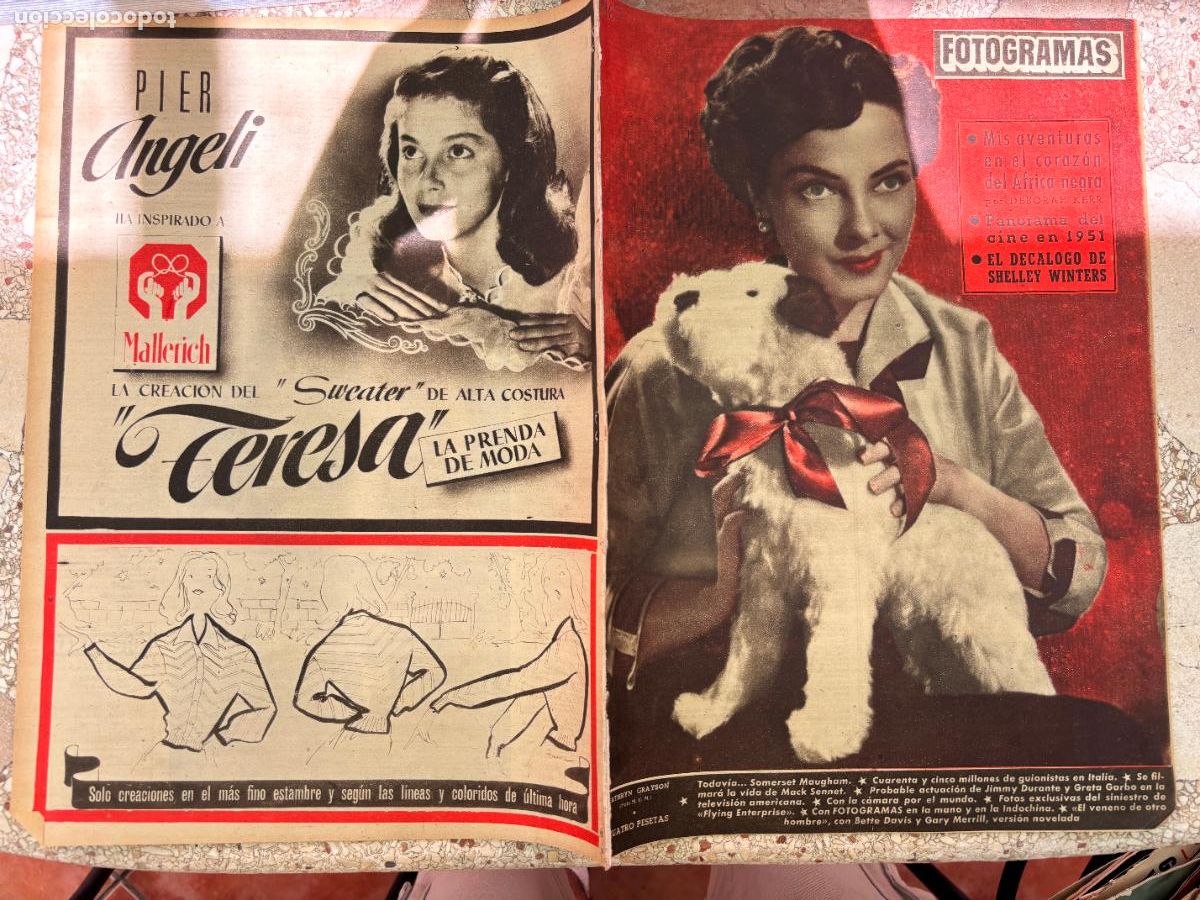 Cine: FOTOGRAMAS N&ordm; 165. KATHRYN GRAYSON EN PORTADA. SOMERSET MAUGHAM. MACK SENNET. BETTE DAVIS.